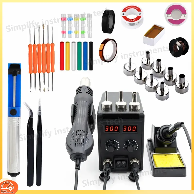 Stazione di Saldatura 8586D 2  - 2 In 1 Soldering Rework Station 750W recensione e prezzo