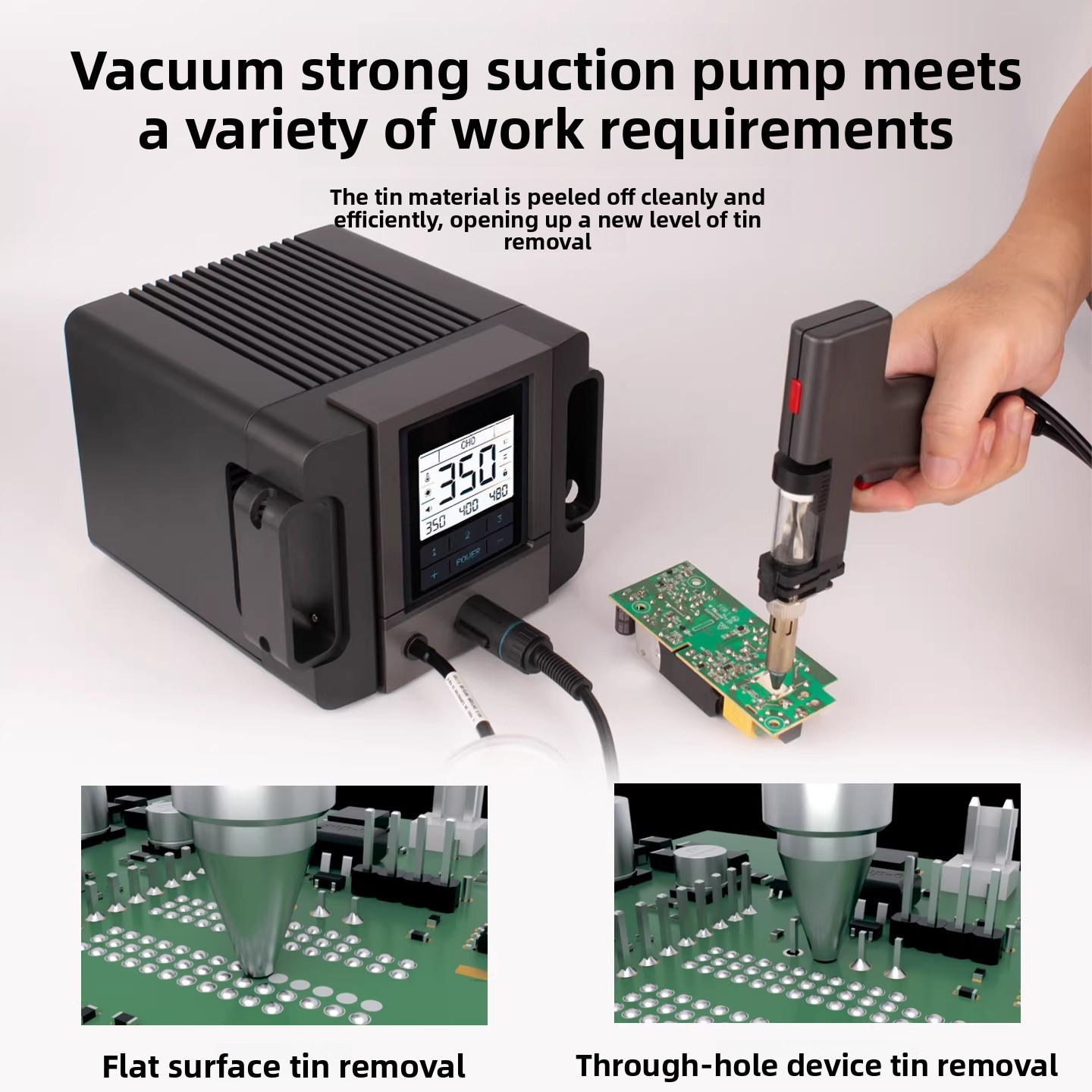 Pompa Dissaldante Elettrica 20 - Desoldering Pump Electric Vacuum Station recensione e prezzo